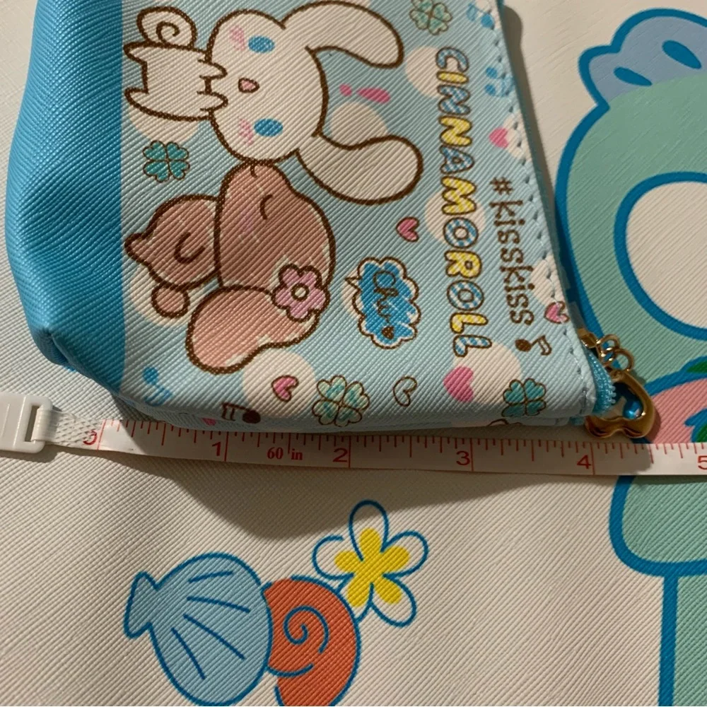 Cinnamoroll Blue Double Sided Design Zip Coin Purse